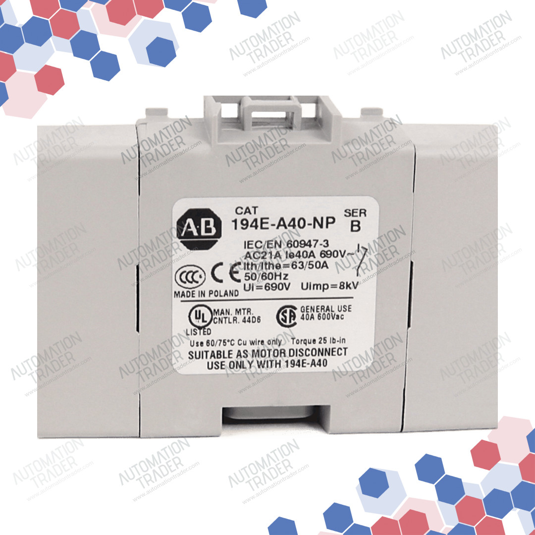 Miniatura produktu: Allen-Bradley 194E-A40-NP 194e-a40-np, 1