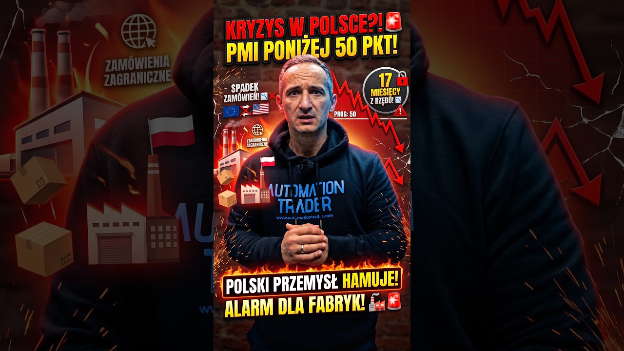 POLSKI PRZEMYSŁ HAMUJE! Alarm dla fabryk