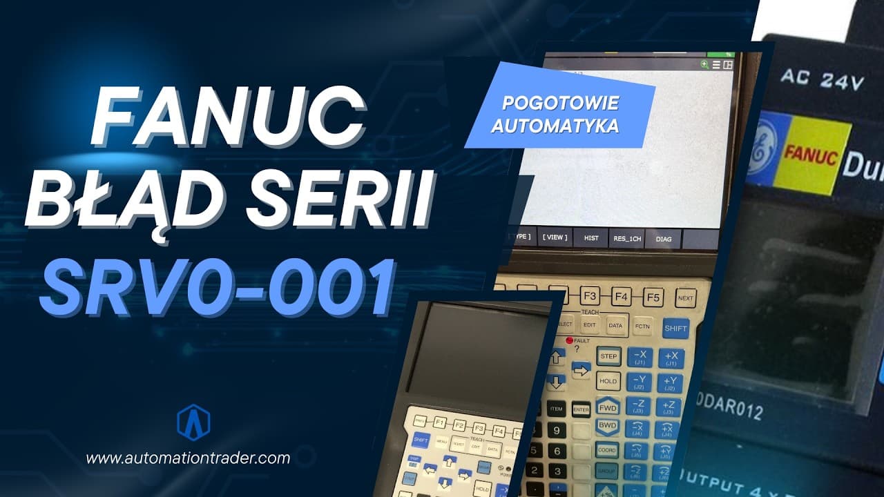 Pogotowie Automatyka: Błąd SRV0-001 w urządzeniach marki FANUC