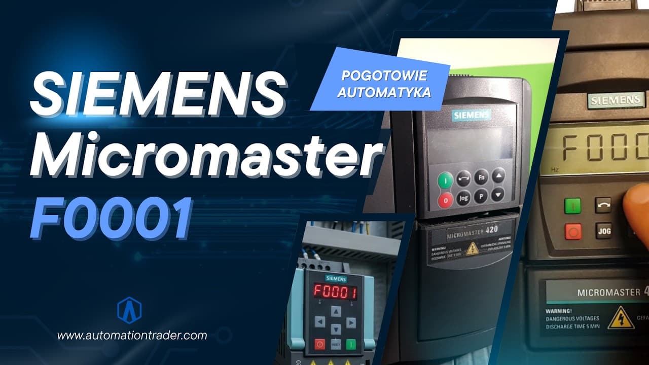 Pogotowie Automatyka: Siemens Micromaster - błąd F0001
