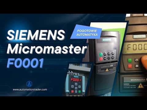 Pogotowie Automatyka: Siemens Micromaster - błąd F0001